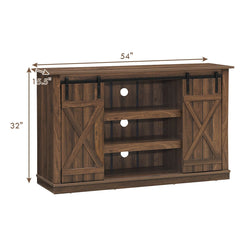Sliding Barn TV Stand Console Table
