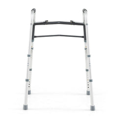 2-Button Folding Walker Lightweight with 7-Level Adjustable Height