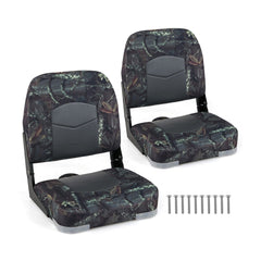 2-Pack Boat Seats with Thick Sponge Padding