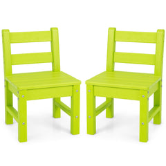 2 Pieces Kids Learning Chair set with Backrest