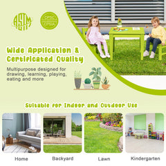 2 Pieces Kids Learning Chair set with Backrest