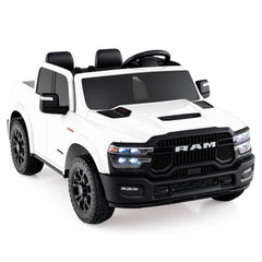 2 Seater 24V Ride on Toy for Big Kids Licensed Ram Truck with Remote and Music