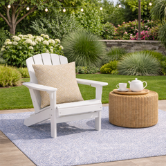 2 Pack Outdoor Throw Pillows, Waterproof & Fade-Resistant Patio Cushions (18x18 Inch)
