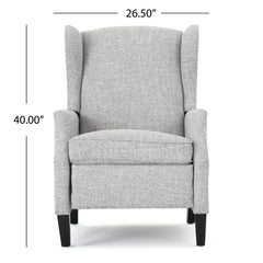 Westeros Wing Back Fabric Upholstered Recliner