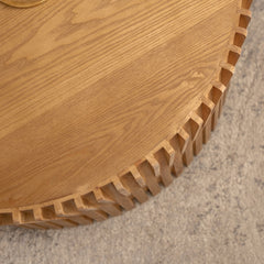 Vintage Fashion Style Cylindrical Nesting Coffee Table Set
