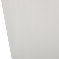 13" Outdoor Modern MGO Small Cast Stone Planter Matte White