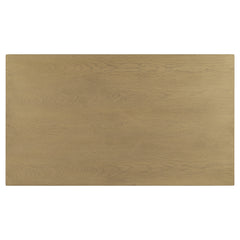 55.1' Wood Coffee Table with Black Legs and Open Storage Shelves
