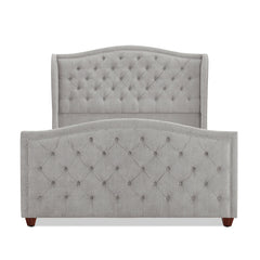 The Eldhavn™ Nailhead Upholstered Bedframe King