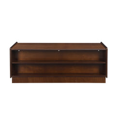 Modern Rectangle Coffee Table with 4 Drawers and 2 Display Shelves