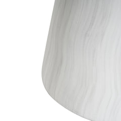 Outdoor Ponti Travertine Side Table, White