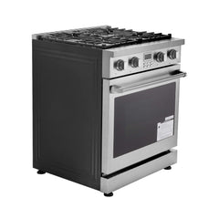 30-Inch Stainless Steel Convection Gas Range Oven With 4-Sealed Burners (SAK25187)