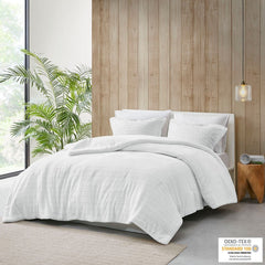 King/Cal King Plush to Sherpa Comforter Set