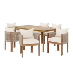 Matera Outdoor Patio 7PCS Dining Set