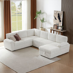 Oversized Modular Storage Sectional Sofa Couch