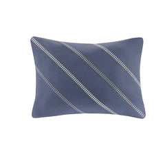 Queen Striped Comforter Set with Bed Sheets