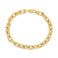 14k Yellow Gold French Cable Chain Bracelet (6.10 mm)
