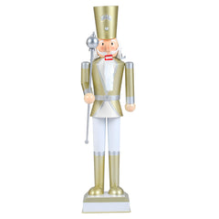 32.5 Inch Christmas Nutcracker with High Hat and Beautiful Scepter