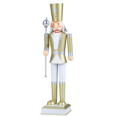 32.5 Inch Christmas Nutcracker with High Hat and Beautiful Scepter