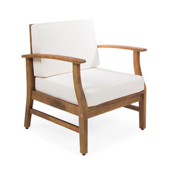 The Aurland™ Slatted Acacia Club Chair (Set of 2)
