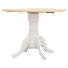 Greer Natural Brown And White 5-Piece Dining Set