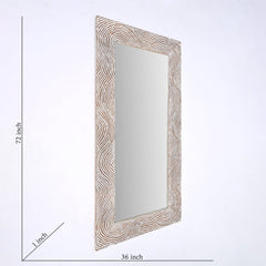 Oversized 36” x 72” Hand-Finished Wall Mirror