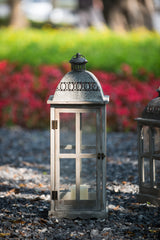 Wooden Candle Lantern Decorative, Hurricane Lantern Holder Decor