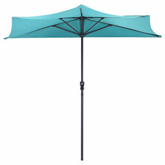 9Ft Patio Bistro Half Round Umbrella