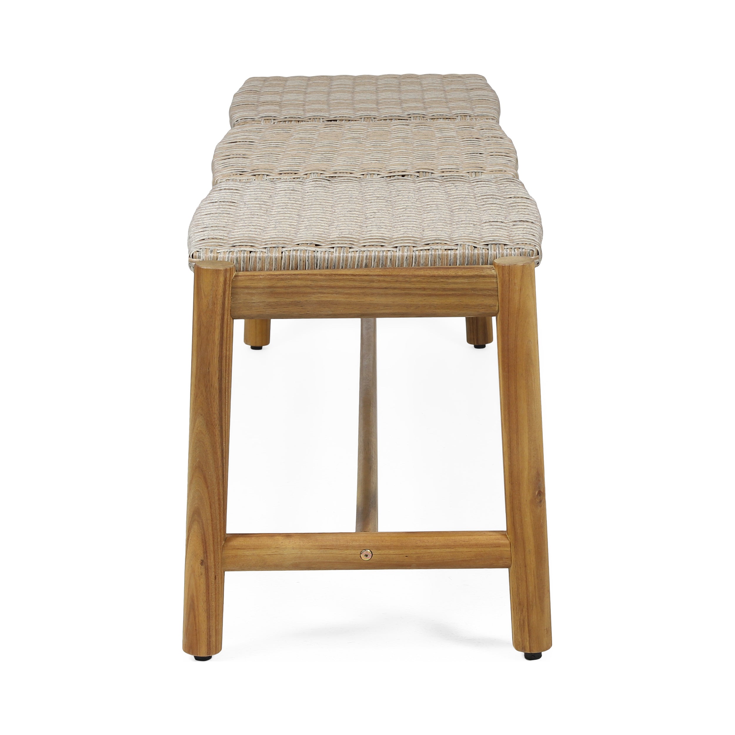 Acacia Wood 3 Seater Bench Outdoor Patio