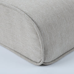 2 PCs Set High Back Patio Chair Cushions, Tufted - Beige