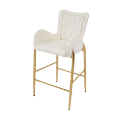 Fabric Counter Height Bar Stools (Set of 2)