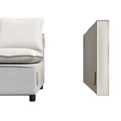 Modern Gray Single Sofa Chair