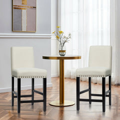 25 Inch Kitchen Chairs w/ Rubber Wood Legs