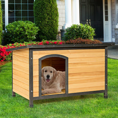 Wood Extreme Weather Resistant Pet Log Cabin