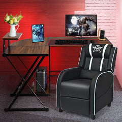 L-Shaped Desk Reversible Corner Computer Desk with Movable Shelf and CPU Stand