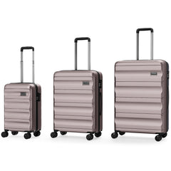 3-Piece Hardside Luggage Set 20/24/28 Inch Lightweight Hardside Suitcases