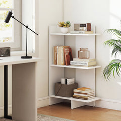 3 Tier Wooden Bookshelf with Anti-Tipping Kit