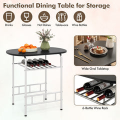 3 pcs Home Kitchen Bistro Pub Dining Table 2 Chairs Set
