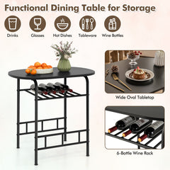 3 pcs Home Kitchen Bistro Pub Dining Table 2 Chairs Set