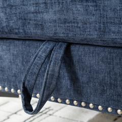 Modern Lounge Chenille Sectional Sofa