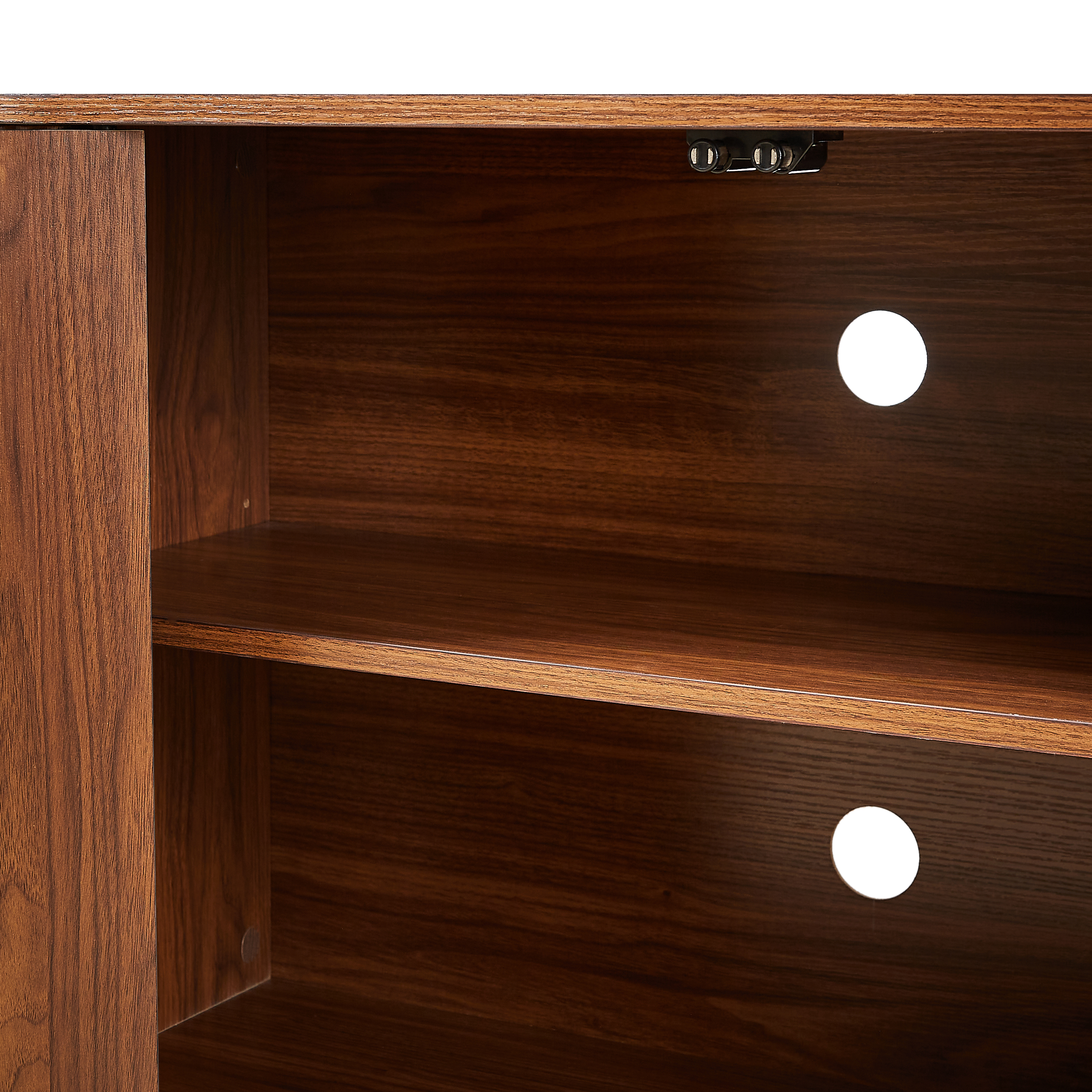 wave pattern sideboard storage cabinet