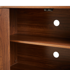 wave pattern sideboard storage cabinet