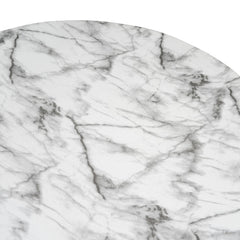 MGO Faux Marble Coffee Table for Both Indoor and Outdoor Use