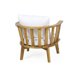 4-Pieces Acacia Wood Patio Furniture Set