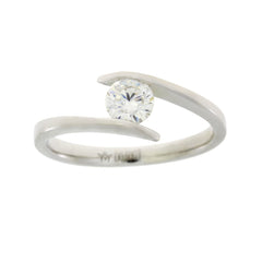 Genuine Cubic Zirconium Sterling Silver