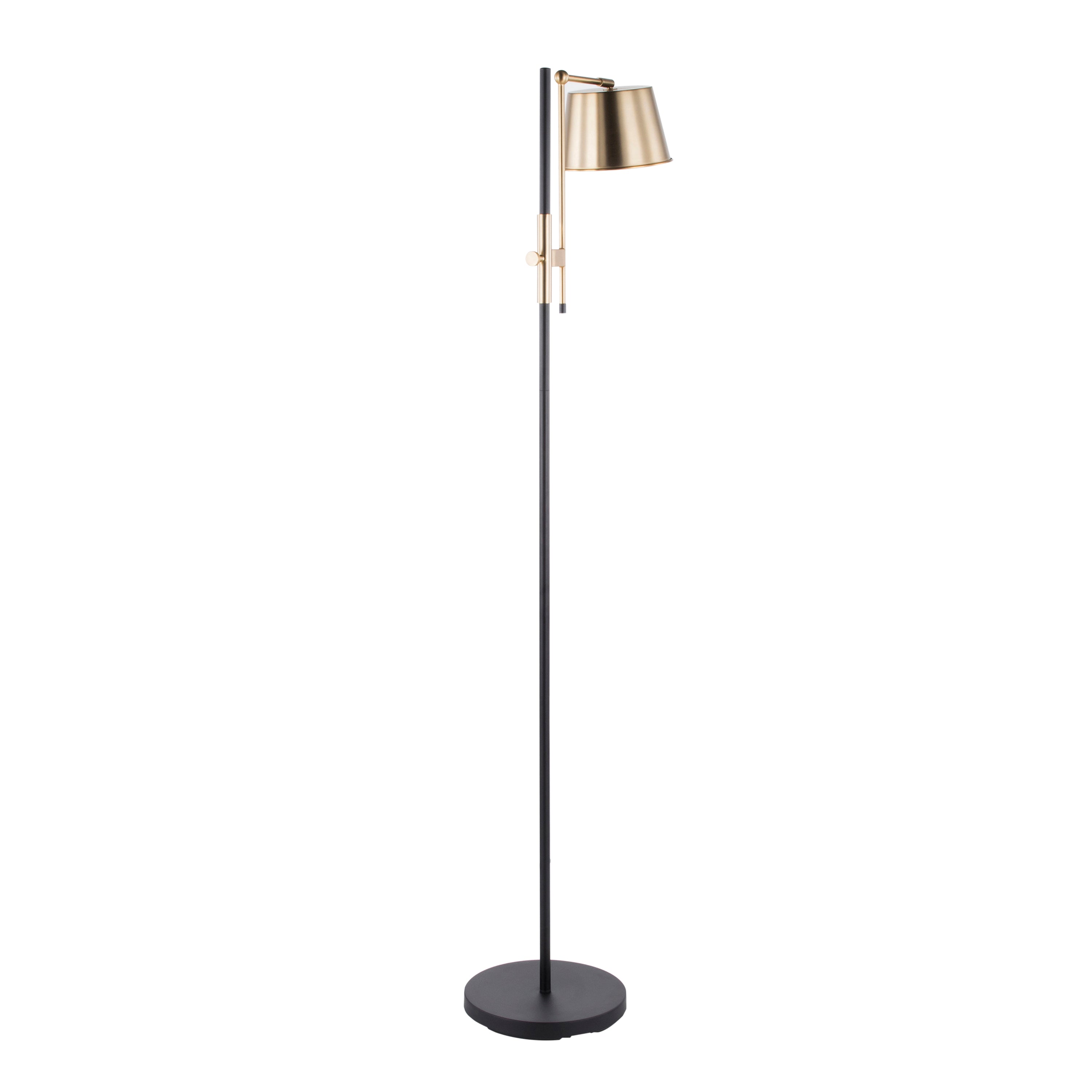 industrial floor lamp black brass Modern Wall Décor