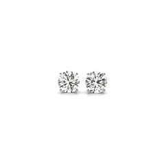 1 cttw Certified IGI Lab Grown Round Diamond Stud Earrings 14k White Gold (G/VS2)