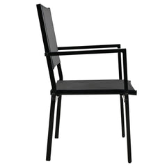 6-Person Modern Steel Outdoor Dining Set