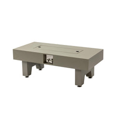Alora 42-Inch 50K BTU Iron Liquid Propane Fire Pit Table With Glass Stones (SAK63845)