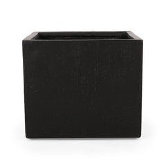 21.5' L Outdoor Magnesium Oxide Planter in Black