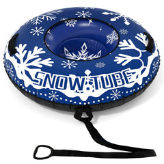 42" Heavy-duty Inflatable Snow Tube with Detachable Tow Strap